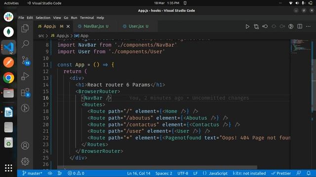React Router Params useParams( ) Hook #4 смотреть онлайн