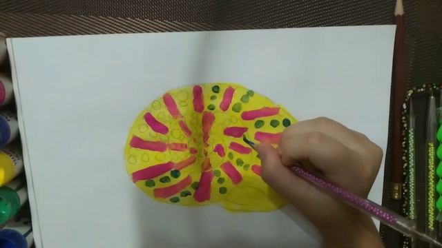 Как нарисовать декоративную улиточку. Новая техника рисования. смотреть онлайн