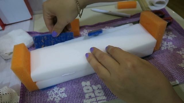 ДИВАН для Барби ?Прованс. Раскладной.Своими руками. Из губок. DIY Miniature Couch. Мебель для кукол смотреть онлайн