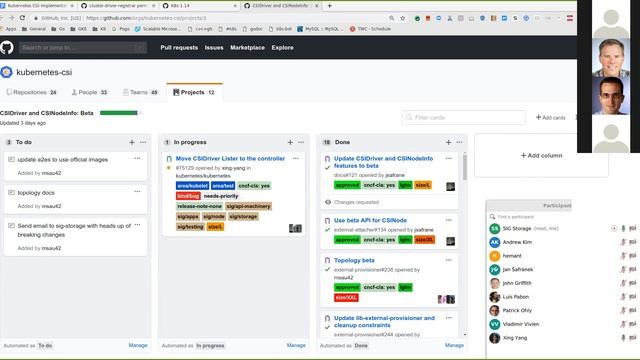 Kubernetes SIG Storage - CSI Implementation Workgroup 20190401 смотреть онлайн