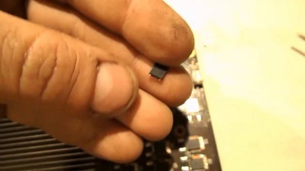 Ремонт видеокарты Palit GTS 450 : замена сгоревшего транзистора