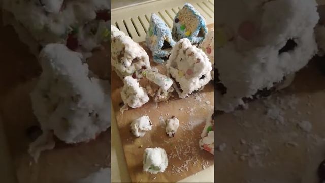 Мои Рождественские поделки. Деревушка и хуторки в процессе. смотреть онлайн