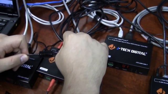H.264 HDMI Extender Multiple Transmitter to Multiple Receivers Demo (JTD-ID 211) смотреть онлайн
