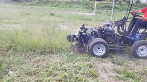 Трактор - газонокосилка из Жигулей своими руками!