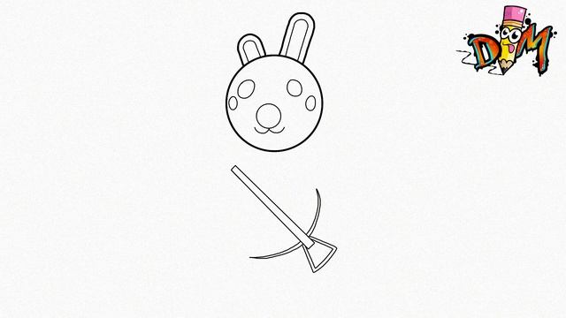 HOW TO DRAW BUNNY FROM PIGGY ROBLOX | PIGGY ROBLOX DRAWINGS смотреть онлайн