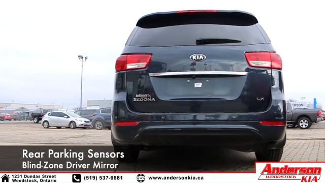 Pre-Owned 2016 Kia Sedona LX+ (Blue) - Feature смотреть онлайн