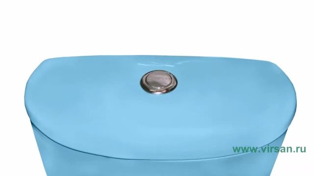 Унитаз-компакт SANTERI "ВЕРСИЯ" цвет голубой смотреть онлайн
