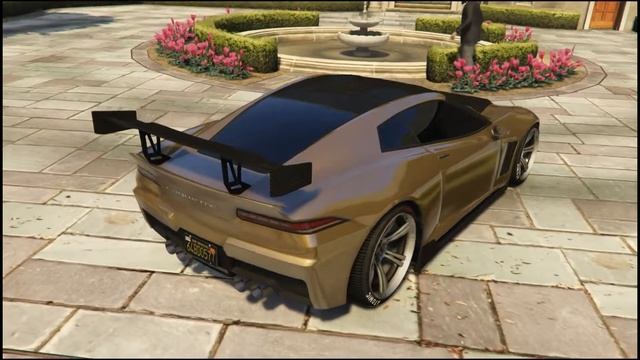 Chevrolet Corvette Gold GTA V смотреть онлайн