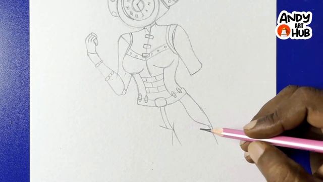 How to draw Clock woman from Skibidi Toilet | Skibidi Toilet Characters drawing #skibiditoilet смотреть онлайн