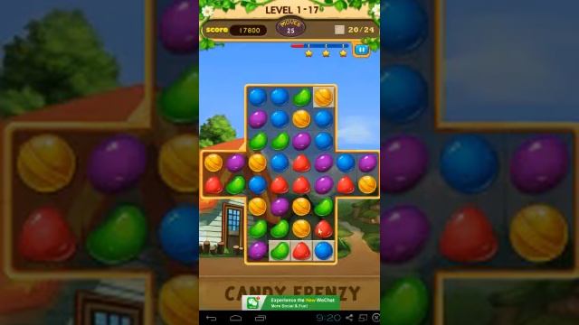 Candy Frenzy Gameplay Level 17 смотреть онлайн