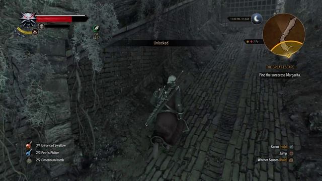 The Witcher 3 - The Great Escape: Find Margarita & Sile in Cell, Sewer Key, Witch Hunter Gameplay смотреть онлайн