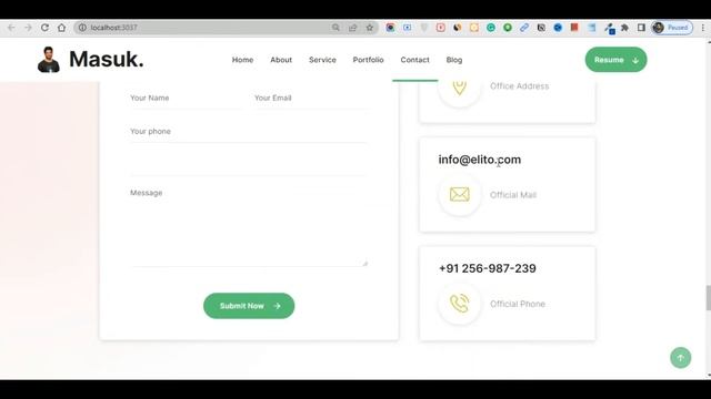 best React js professional Portfolio website смотреть онлайн