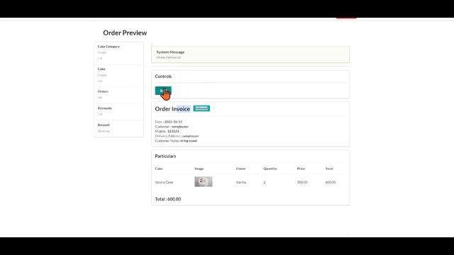 Cake Ordering System Capstone Thesis смотреть онлайн
