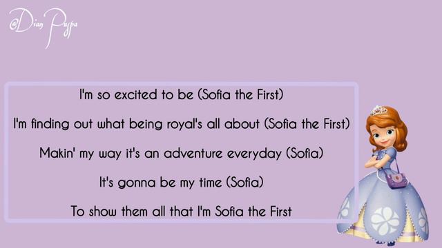 Sofia The First Theme Song - Ariel Winter (Lyrics) смотреть онлайн