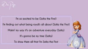 Sofia The First Theme Song - Ariel Winter (Lyrics)