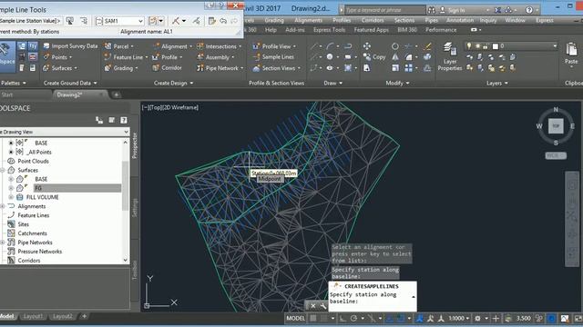 Civil 3d 2017 , compute earthwork by using section view, calculate cut&fill by using section view смотреть онлайн