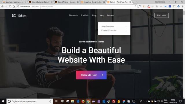 Como instalar e configurar o Tema Salient смотреть онлайн