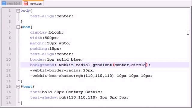HTML5 21-Text Shadows, Gradients, and Alpha смотреть онлайн