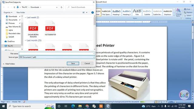 How To Convert a MS Word File into PDF File Without Internet // Word File To PDF // Easiest Way смотреть онлайн