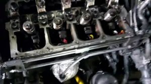 замена гидрокомпенсаторов насос-форсунки 1.9tdi asz снял распредвал.