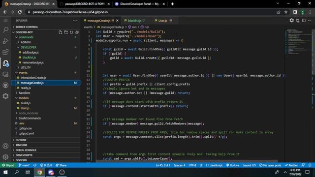 DISCORD.JS BLACKLIST SYSTEM | LIKE OWO BOT смотреть онлайн