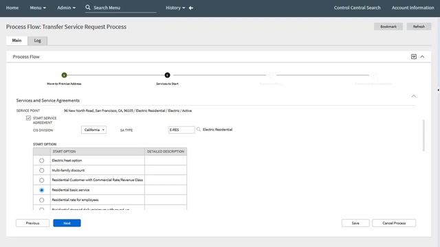 Oracle Utilities Customer Cloud Service Using Transfer Service Request Process Flow смотреть онлайн