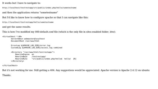 DevOps & SysAdmins: How to use mod_rewrite in apache for a rest application? смотреть онлайн
