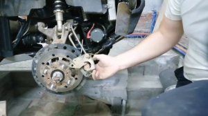 Замена передних тормозных колодок на cfmoto x8