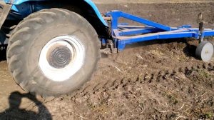 Т-150 и мой плуг ПСку4(1080P_HD).mp4