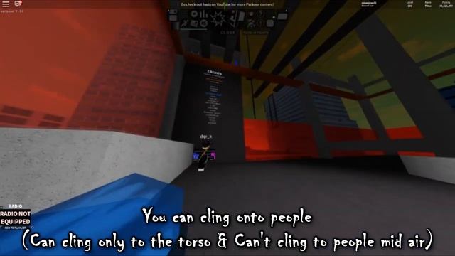 Roblox Parkour - Grappler Review & Tricks|New Discord Server! смотреть онлайн