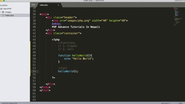 Functions in PHP || Advance PHP Tutorial in Nepali смотреть онлайн