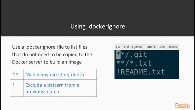 Docker - A Better Way to Build Apps : Advanced Build Options and Image Tags | packtpub.com смотреть онлайн