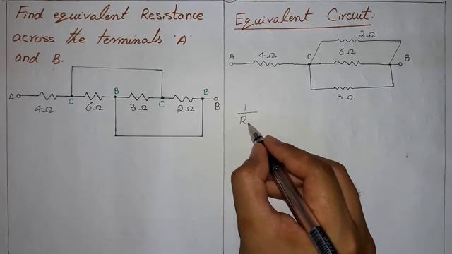 Total resistance between terminal 'a' and 'b' | Ins. Physics смотреть онлайн