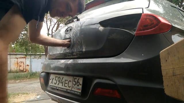 Lifan X60. Body repair. Кузовной ремонт крышки багажника смотреть онлайн