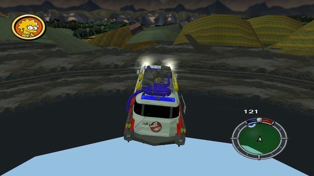 The Simpsons Hit & Run - Ecto-1 From Ghostbusters Mod смотреть онлайн
