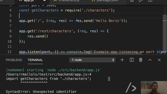 NodeJs workshop - Creating our first API - 19 -11 -19 смотреть онлайн
