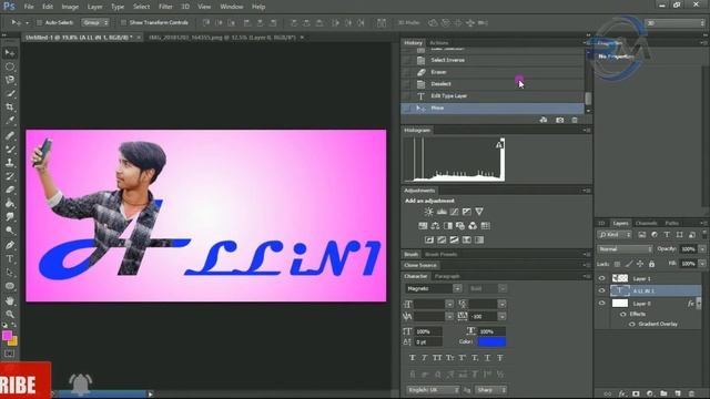 Professional 2021 Text Effect Photo editing From Adobe Photoshop ?????[Photoshop tutorial] смотреть онлайн