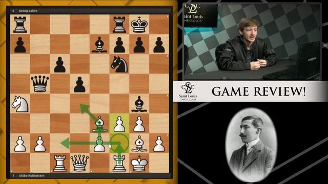 Rubinstein vs. Salwe, 1908 Lodz | Game Review смотреть онлайн