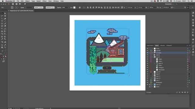Adobe Illustrator для начинающих - Работа с текстом | Урок 6 смотреть онлайн