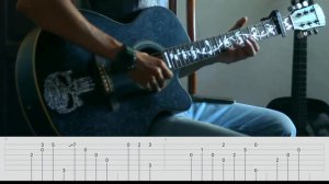 NARUTO - Blue Bird [ fingerstyle guitar tutorial tabs!! ]