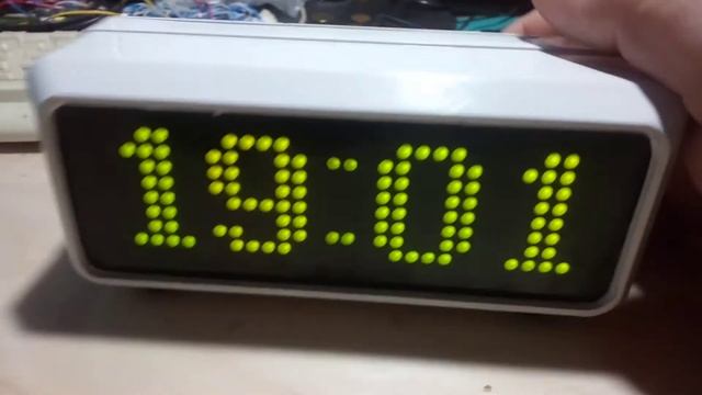 часы ардуино Ds3231 Max7219 Ds18b20