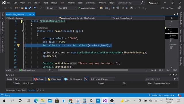 Arduino - Send Serial Communication смотреть онлайн