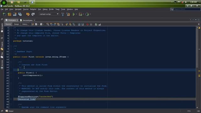 How to transfer data between two different jframe in java by Sagni Telila смотреть онлайн