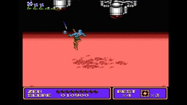 Dendy (Famicom,Nintendo,Nes) 8-bit Zen Intergalactic Ninja Stage 2