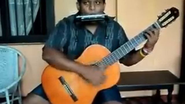 Dosti Instrumental with Mouth Organ with Guitar смотреть онлайн