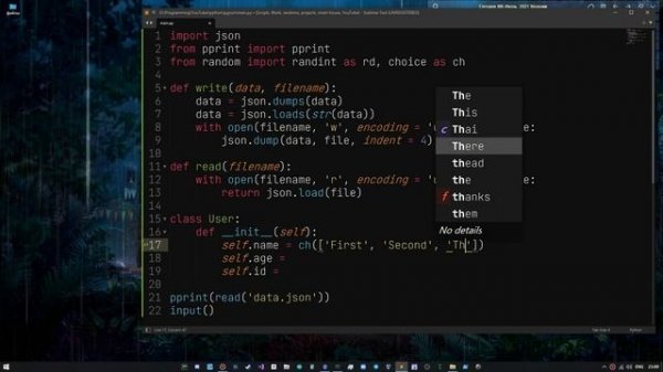 ЧТЕНИЕ И ЗАПИСЬ ДАННЫХ В ФОРМАТЕ JSON НА PYTHON