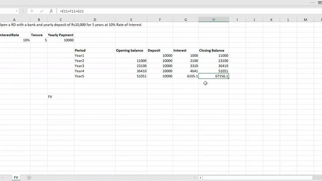 Power BI FV (Future Value) function | Future value in PBI | Financial Functions in PBI смотреть онлайн