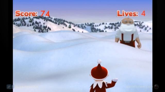 Snowball Fight Elf on the Shelf ® Christmas Game - iPhone Gameplay Video смотреть онлайн