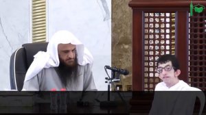 Шейх Абдур-Раззакъ аль-Бадр и молодой инвалид – хафиз Корана