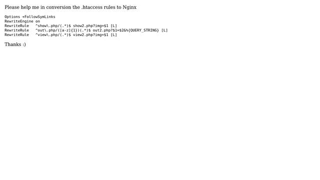Migrating .htaccess rules to Nginx смотреть онлайн